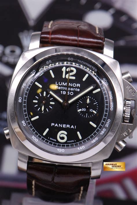 panerai rattrapante 1950 pam 213|Panerai Luminor 1950 Rattrapante PAM 213 Watch Straps Review.